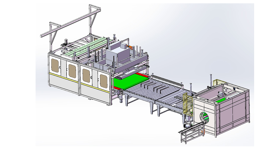Full Automatic Mattress Packaging Line YK-FCR